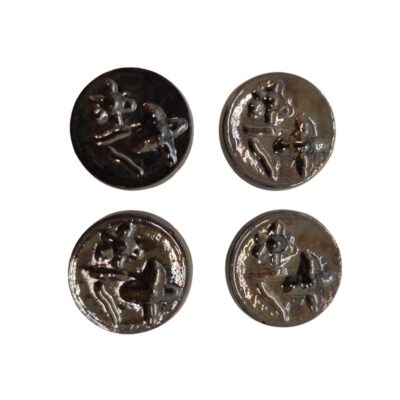 Lionel Nichols - Vintage Glass Flower Token Buttons