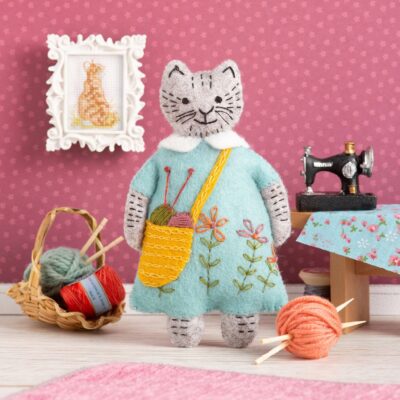 Mini Kit - Mrs Cat Knitting - Corinne Lapierr