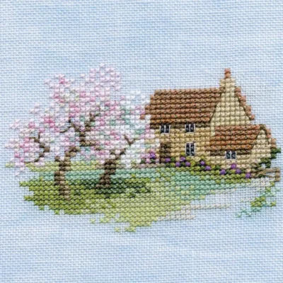 Minuets - Orchard Cottage - Counted Cross Stitch Kit - Bothy Threads