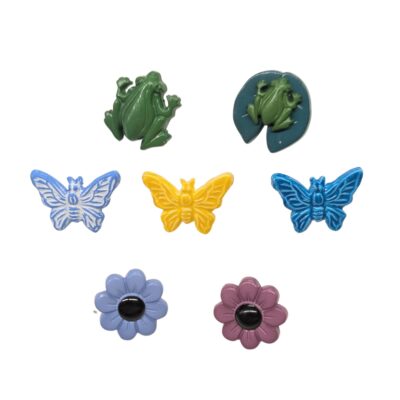 Garden Life Novelty Buttons - Various Designs