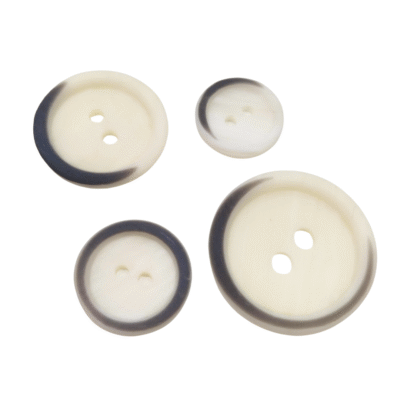 cream 2 hole button